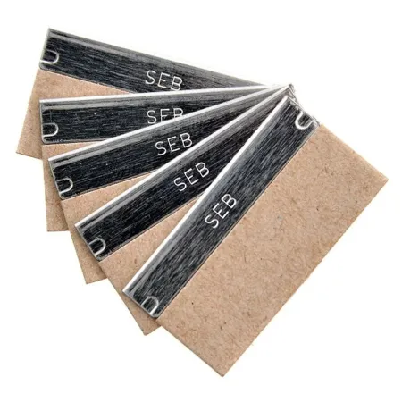 Lâminas para raspador de vidros Unger SRB20 4 cm — caixa de 5 unidades