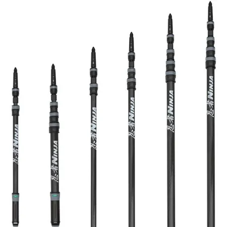 Mango telescópico Ninja Carbono Unger — 6 longitudes