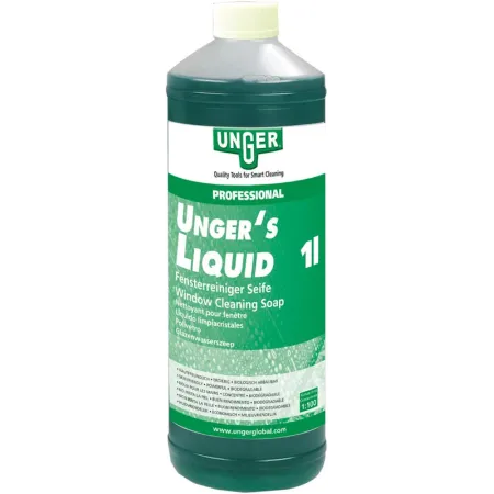 Detergente limpa-vidros Unger FR100 — 1 litro concentrado 1:100