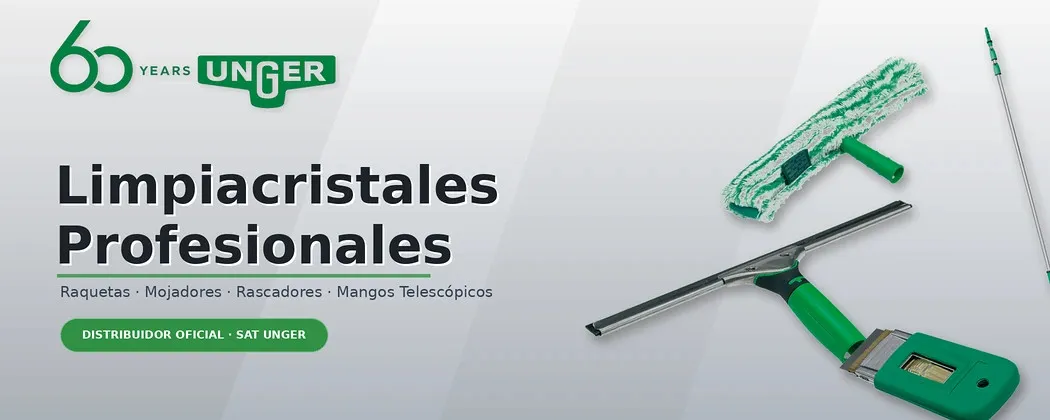 Utensílios profissionais para limpeza de vidros | Rodos e raspadores
