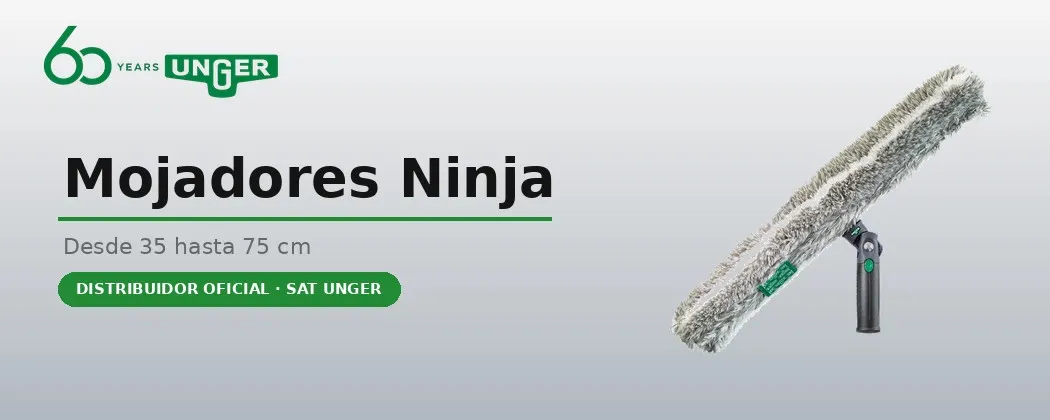 Unger ErgoTec Ninja Window Washers | Complete Sets, Handles & Sleeves