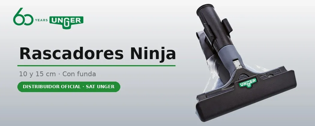 Unger ErgoTec Ninja Scrapers | 10 and 15 cm