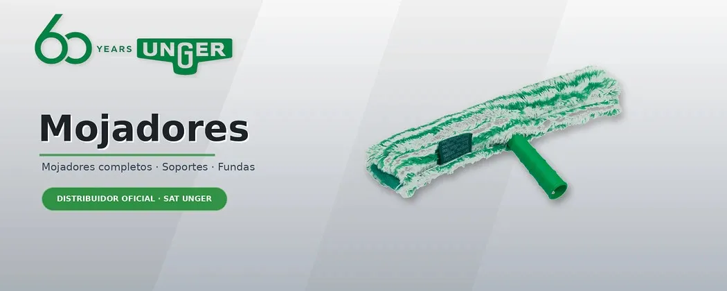 Mulladors Unger per netejar vidres | Suports i fundes