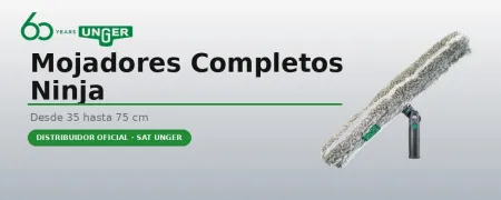Complete Unger ErgoTec Ninja Window Washers | Support and sleeve