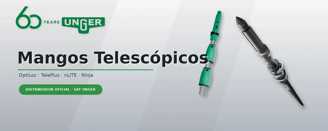 Unger Telescopic Handles | OptiLoc, TelePlus & Ninja