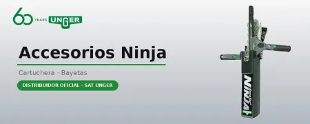 Unger Ninja Accessories | Bucket On a Belt, MicroWipe & Liquid