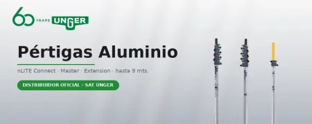 Pèrtigues d’alumini Unger nLITE Connect per a aigua pura