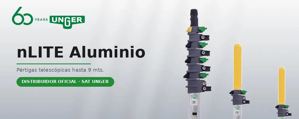 Unger nLITE Aluminium Telescopic Handle | Up to 9 m