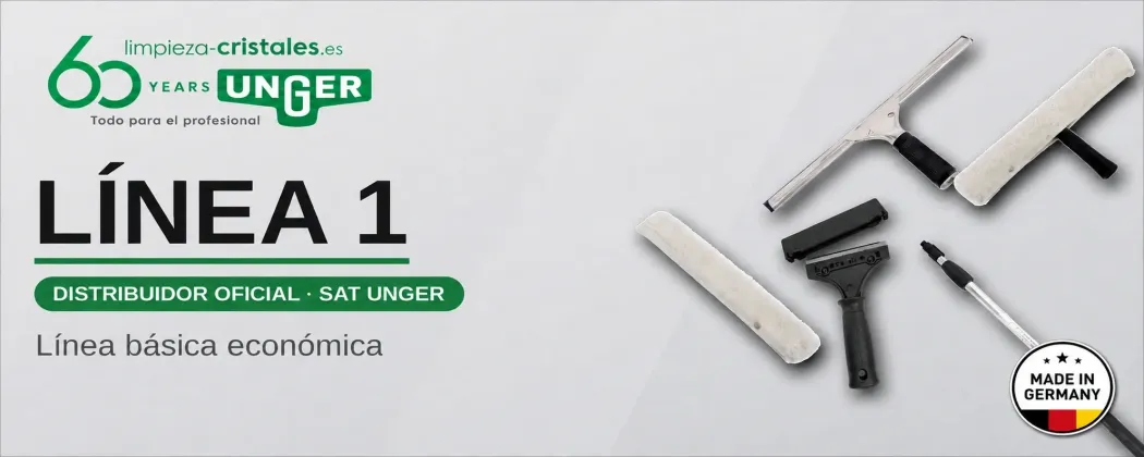 Línea 1 | Útiles limpiacristales básicos y económicos