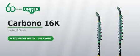 Unger nLITE Carbon 16K Poles | Up to 12.3 Metres