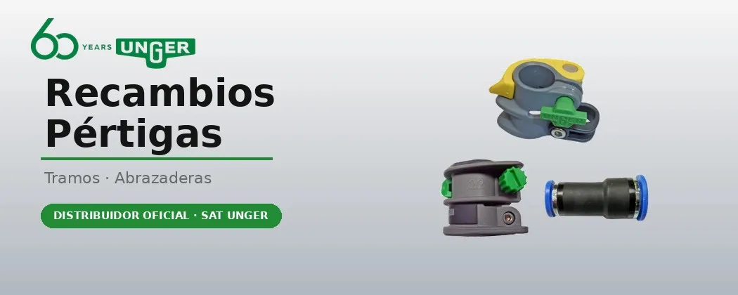 Unger nLITE and HiFlo Pole Spare Parts | Clips and Connections
