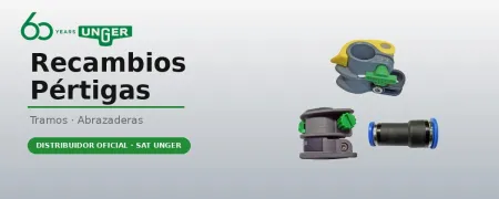 Peças de substituição para varas Unger nLITE e HiFlo | Clips e ligações